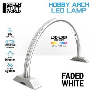 Професійна лампа Green Stuff World: Hobby Arch LED Lamp - Faded White