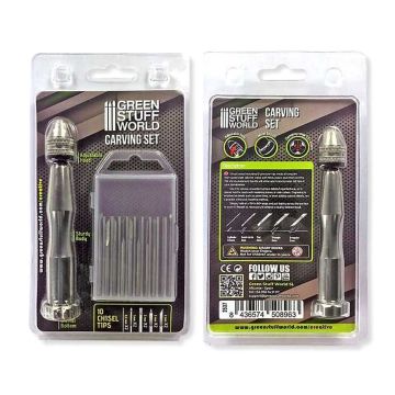 Ручний дриль Green Stuff World: Hobby Carving Set
