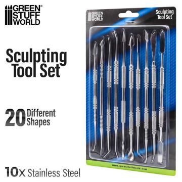 Набір інструментів Green Stuff World: 10x Sculpting Tools