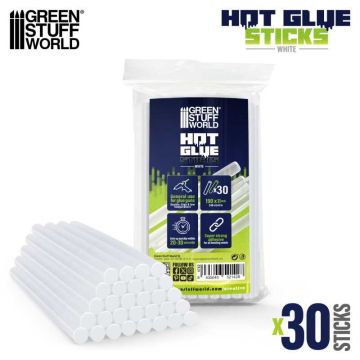Набір стрижнів для термопістолета Green Stuff World: Hot Glue Sticks 11mm - Transparent