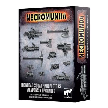 Набір апгрейду мініатюр Necromunda: Ironhead Squat Prospectors Weapons and Upgrades