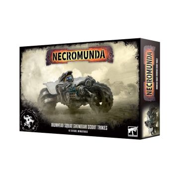 Мініатюра Necromunda: Ironhead Squat Prospector Svenotar Scout Trike