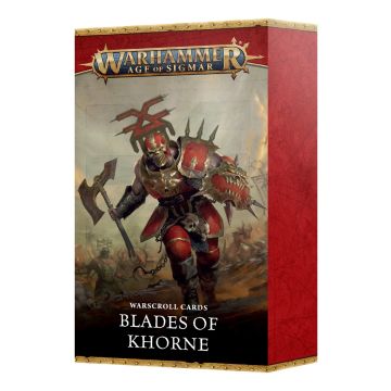 Набір карт Age of Sigmar Warscroll Cards: Blades of Khorne (4-та редакція)