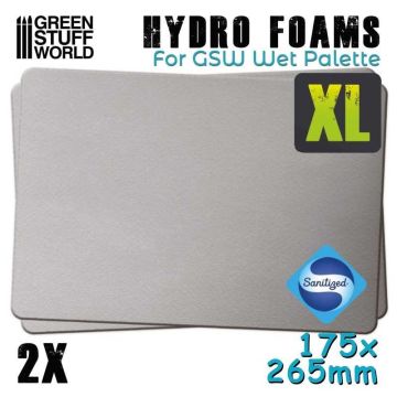 Пінна губка для вологої палітри Green Stuff World: Hydro Foams XL x2