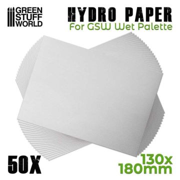 Гідратаційний папір для вологої палітри Green Stuff World: Hydro Paper x50