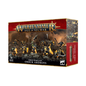 Набір мініатюр Age of Sigmar Orruk Warclans: Orruk Ardboyz