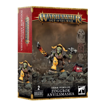 Набір мініатюр Age of Sigmar Orruk Warclans: Zoggrok Anvilsmasha