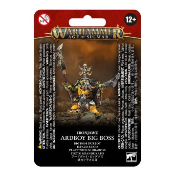 Мініатюра Age of Sigmar Orruk Warclans: Ardboy Big Boss