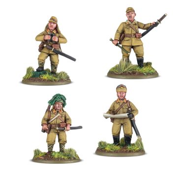 Набір мініатюр Warlord Games Bolt Action: Imperial Japanese Platoon Commanders