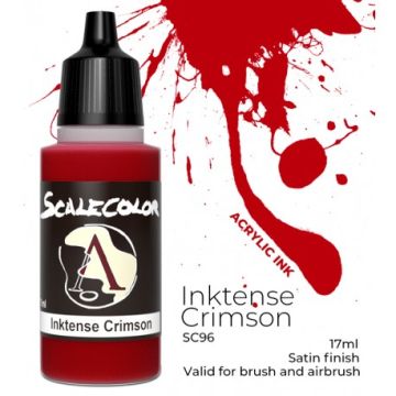 Акрилове чорнило Scale 75: Inktensity: Inktense Crimson (17ml)