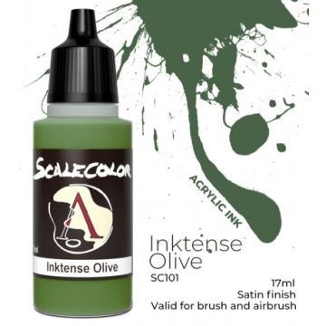 Акрилове чорнило Scale 75: Inktensity: Inktense Olive (17ml)