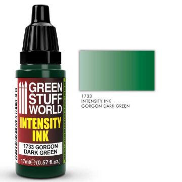 Акрилове чорнило Green Stuff World Acrylic Inks: Intensity Ink: Gorgon Dark Green (17ml)