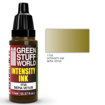 Акрилове чорнило Green Stuff World Acrylic Inks: Intensity Ink: Sepia Vetus (17ml)