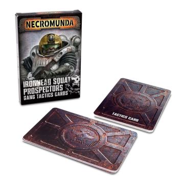 Картки правил Necromunda: Ironhead Squat Prospectors Gang Tactics Cards