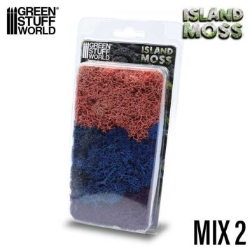 Імітація моху Green Stuff World: Islandmoss - Blue Violet and Light Pink Mix