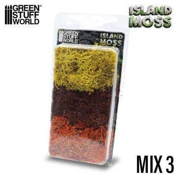 Імітація моху Green Stuff World: Islandmoss - Yellow and Brown Mix