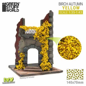 Імітація листя плюща Green Stuff World: Ivy Foliage - Yellow Birch - Large