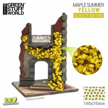 Імітація листя плюща Green Stuff World: Ivy Foliage - Yellow Maple - Large