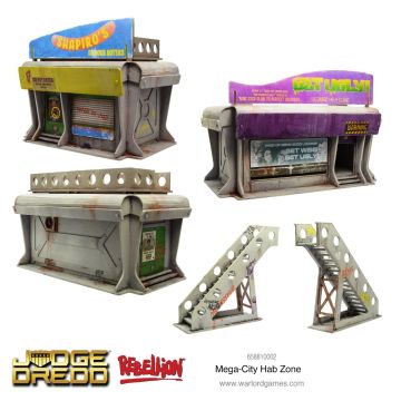 Набір террейну Warlord Games Judge Dredd: Mega-City Hab Zone