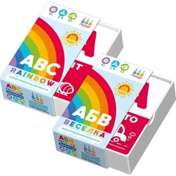 Настільна гра Комплект Українська та англійська абетки