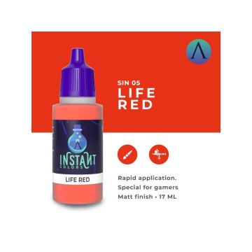 Акрилова фарба Scale 75: Instant Colors: Life Red (17ml)