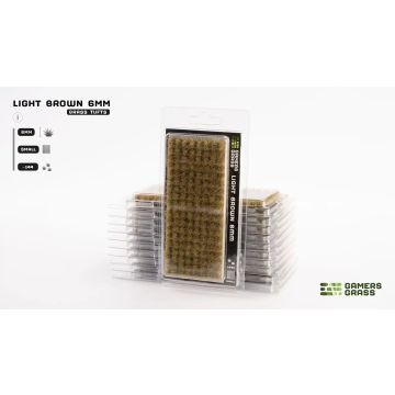 Пучки трави Gamers Grass: Light Brown (6mm) Small