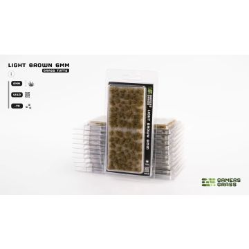 Пучки трави Gamers Grass: Light Brown (6mm) Wild