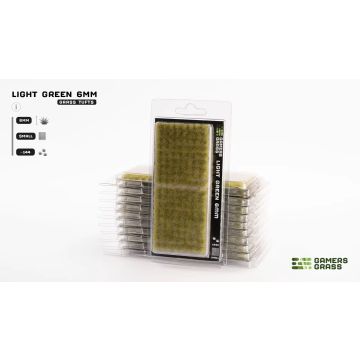 Пучки трави Gamers Grass: Light Green (6mm) Small
