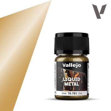 Фарба на спиртовій основі Vallejo: Liquid Gold: Gold