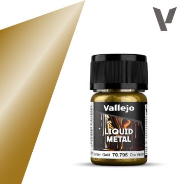 Фарба на спиртовій основі Vallejo: Liquid Gold: Green Gold