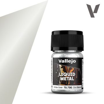 Фарба на спиртовій основі Vallejo: Liquid Gold: White Gold