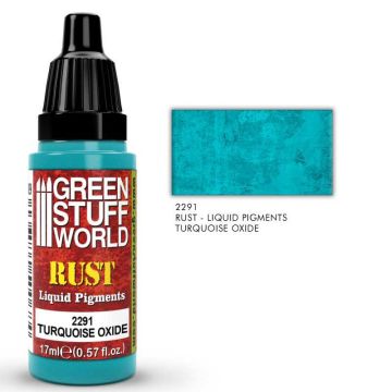 Водорозчинна фарба Green Stuff World Effect Paints: Liquid Pigments: Turquoise Oxide (17ml)