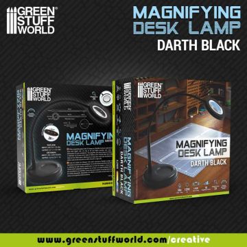 Професійна лампа Green Stuff World: Magnifying Desk Lamp - Darth Black