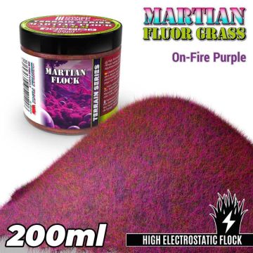 Статична трава (Флок) Green Stuff World: Martian Fluor Grass - On Fire Purple - 200ml
