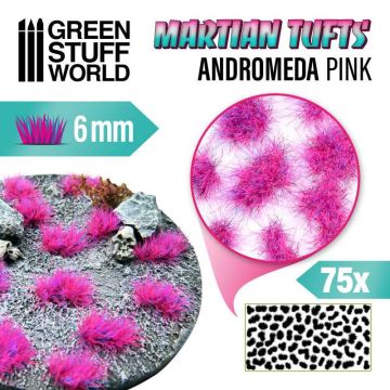 Пучки трави Green Stuff World: Martian Fluor Tufts - Andromeda Pink 6mm