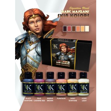 Набір акрилових фарб Kimera Kolors: Marc Masclans Signature Set – Skin Kolors (6х30 ml)