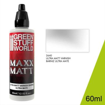 Ультраматовий акриловий лак Green Stuff World: Maxx Matt Varnish 60ml - Ultra Matte Varnish