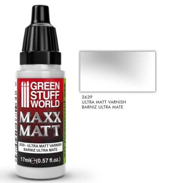 Ультраматовий акриловий лак Green Stuff World: Maxx Matt Varnish 17ml - Ultra Matte Varnish