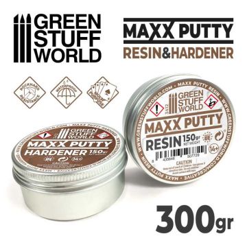 Шпаклівка Green Stuff World: Epoxy Putty Maxx Putty 300gr