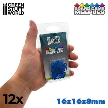 Набір акрилових міплів Green Stuff World: Meeples 16x16x8mm - Blue