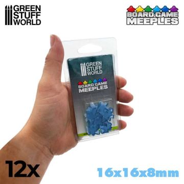 Набір акрилових міплів Green Stuff World: Meeples 16x16x8mm - Light Blue