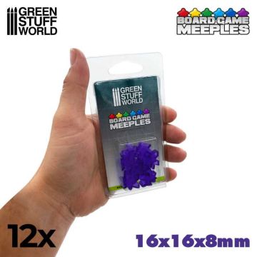 Набір акрилових міплів Green Stuff World: Meeples 16x16x8mm - Purple