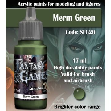 Акрилова фарба Scale 75: Fantasy & Games: Merm Green (17ml)