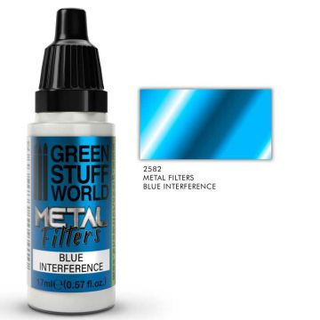 Акрилова фарба Green Stuff World Metal Filters: Blue Interference (17ml)