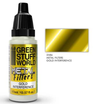 Акрилова фарба Green Stuff World Metal Filters: Gold Interference (17ml)