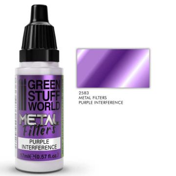 Акрилова фарба Green Stuff World Metal Filters: Purple Interference (17ml)