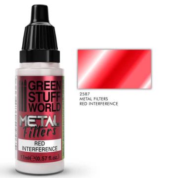 Акрилова фарба Green Stuff World Metal Filters: Red Interference (17ml)