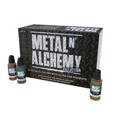 Набір акрилових фарб Scale 75: Metal n' Alchemy: Collection (24x17 ml)