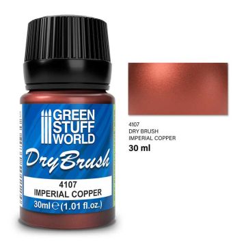 Акрилова фарба Green Stuff World Metallic Dry Brush Paints: Imperial Copper (30ml)