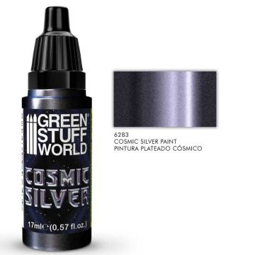 Акрилова фарба Green Stuff World: Metallic Paint - Cosmic Silver (17ml)
